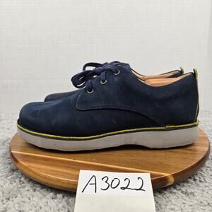 Samuel Hubbard Free Navy Nubuck Casual Comfort Lifestyle Oxford Shoe Mens 9 M